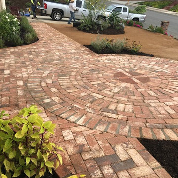 Classic brick patio