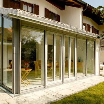 Wintergarten - "draußen" sitzen auch im Winter