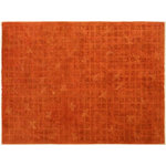Bareens Designer Rugs - Overdyed Color Reform Doug Rust/Orange Area Rug, 5'11x8'8 - Masterfully hand-knotted by skilled artists, this over dyed hand knotted rug highlights careful attention to detail and color to create a remarkable chromatic composition. Each rug is hand knotted using centuries old techniques and mellowed down by the natural energy of the sun. While retaining the original design each rug is given a unique artistic composition by over dying and washing each rug in remarkable color palette to produce a bolder, brighter, modern and saturated look. The modern inspired look with rich, luscious detailing, vibrant feel and a show-stopping palette with saturated colors provides an unexpected decor twist. The historic and timeless appearance of this collection offers an exquisite quality of one-of-a-kind artistic rugs.