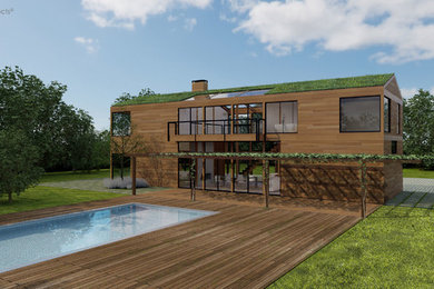 Emerald City - AMAN smart haus (exterior with pool)
