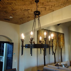 Verne Iron Chandelier - Chandeliers