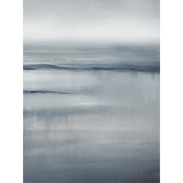 "Morning Fog II" Gallery Wrapped Giclee Print On Canvas With Gel Texture