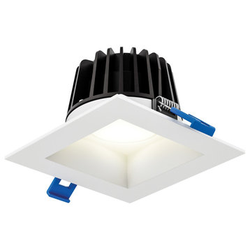 2" Square Wet Rated Regressed LED Down Light, 5-CCT, White