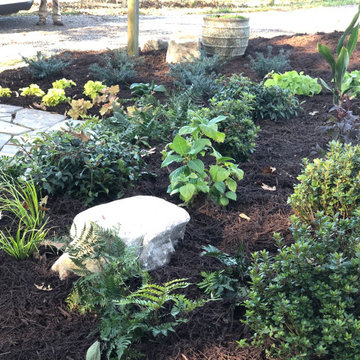 Pet memorial garden and patio