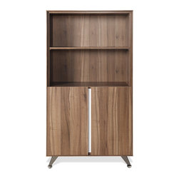 300 Series Walnut Bookcase - Bookcases
