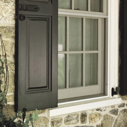 Raised Panel Shutters - Exterior Shutters