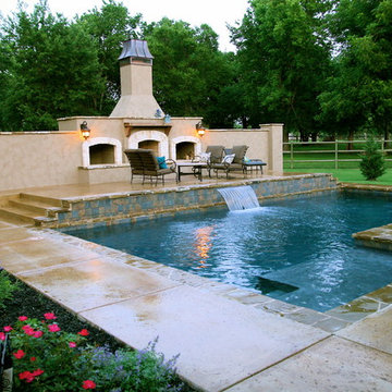 Fireplace for privacy