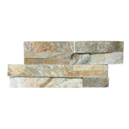Desert Quartz Ledgestone Natural Stone Indoor/Outdoor Wall Tile - Wall And Floor Tile