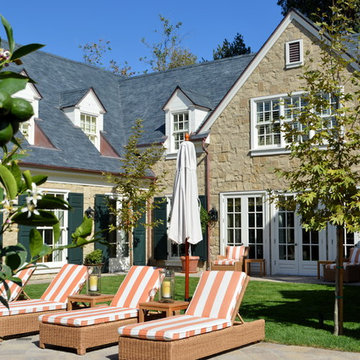 Pennsylvania Stone Farmhouse in Malibu, CA