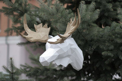Geometric sculpture "Elk" / Геометрическая скульптура "Лось"