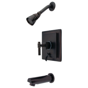 Kingston Brass KB865.0QL Tub and Shower Trim Package - Oil Rubbed Bronze