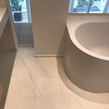 Salle de bain totale en Carrare