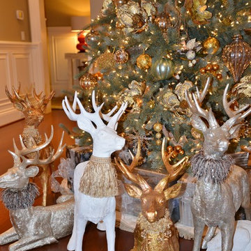 MY 2014 CHRISTMAS TREE, REINDEER & TABLE SETTINGS