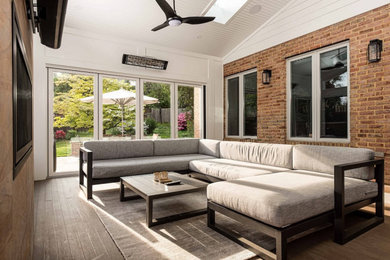 This is an example of a contemporary porch design in DC Metro.