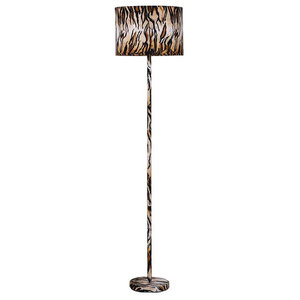 Ore International Floor Lamp With, Ore International Floor Lamp Polished Brass