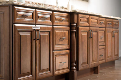 Inspiration for a craftsman home design remodel in New York