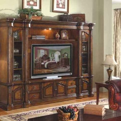McFerran Home Furnishing - 5 Piece Entertainment Set - E7000-5SET - Entertainment Centers And Tv Stands