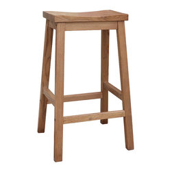 Kenton Counter Stool in Honey Oak - Bar Stools And Counter Stools