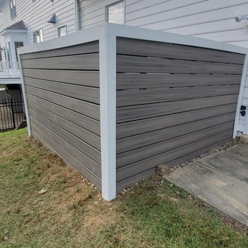 Custom Horizontal Wood Enclosure