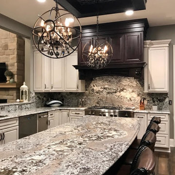 Lennon Granite with Full Height Backsplash