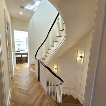 Project #131 | Three-Story Elliptical Staircase in Historic Home