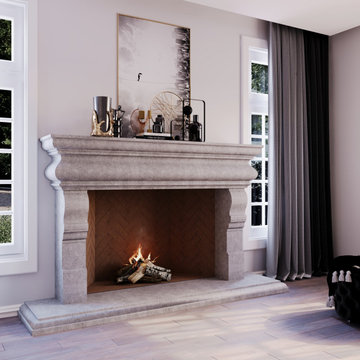 Tigranes II Fireplace Surround