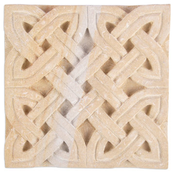 Novica Handmade Armenian Knot Felsite Stone Decorative Accent