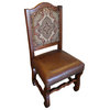 Elegant Rustic Dining Chair, Lt Old Mexico