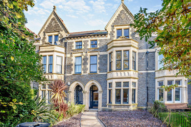 Photo of a classic house exterior in Cardiff.