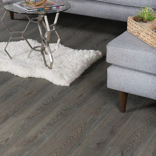 Idéer för funkis vardagsrum, med vinylgolv