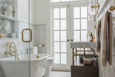 Inspiration for a mediterranean home design remodel in San Francisco