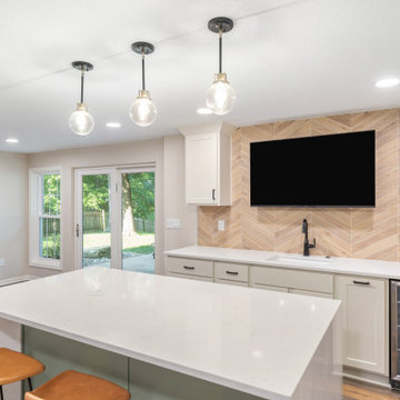 Traditional/Transitional Basement Finish Leawood, KS