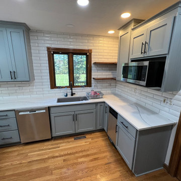 Modern Kitchen Remodel Done in a Castle Grey Color