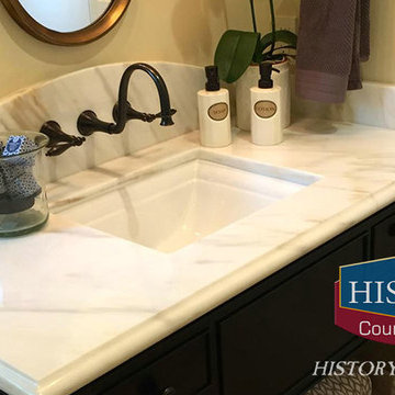 History Countertops White Marble