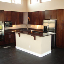 L shaped kitchen