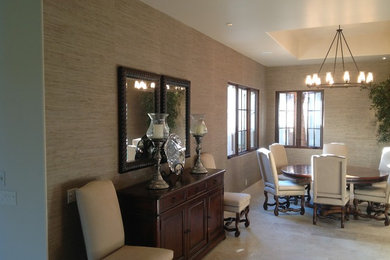 Trendy dining room photo in Los Angeles