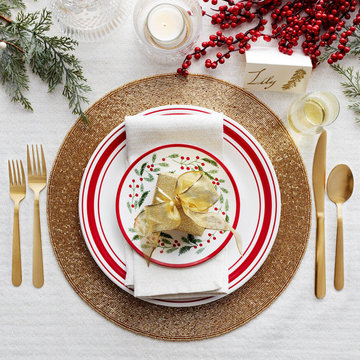 Red & Gold Traditional Holiday Tabletop Collection - Threshold™