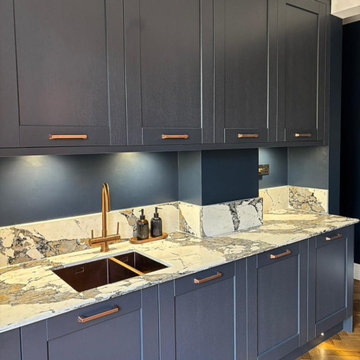 Quartz Patagonia & Indigo Blue Kitchen - Mr & Mrs Green
