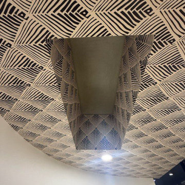 Ceiling wallpaper installation in Boca Raton, FL, 33431
