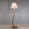Modern Home Nautical Pier Rope Floor Lamp - Natural Materials in a Handcrafted