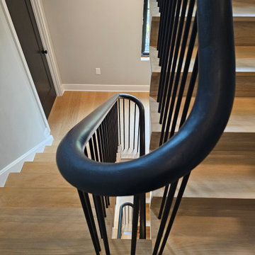 Project #115 | Staircase with Continuous Rail System Without Newels