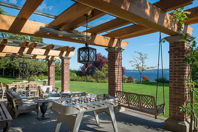 Elegant patio photo in Seattle