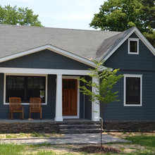 overhang porch entry