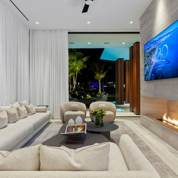 Family Room at Sunset