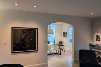 Living room - contemporary living room idea in DC Metro