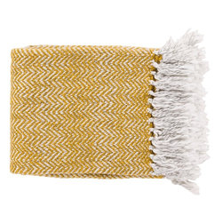 Lorelei Gold Acrylic Throw - Throws