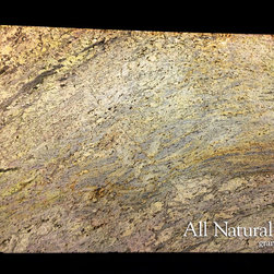 All Natural Stone - Colonial Cream Granite Slab - Kitchen Countertops