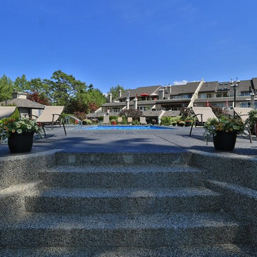 Exposed Aggregate Pool Deck