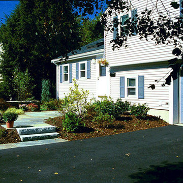 Front Entry Landscape Design Needham, MA