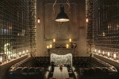 Декорирование интерьера Tangiers Lounge — кальянного лаунж-бара